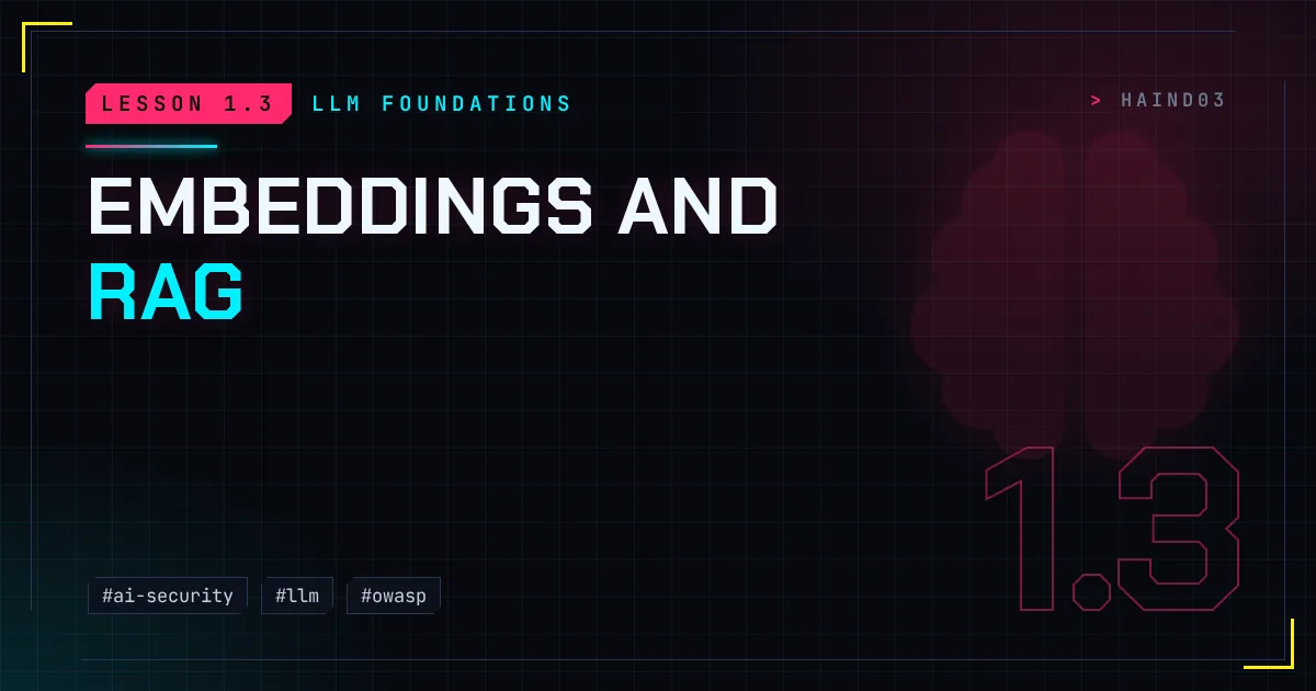 Embeddings and RAG