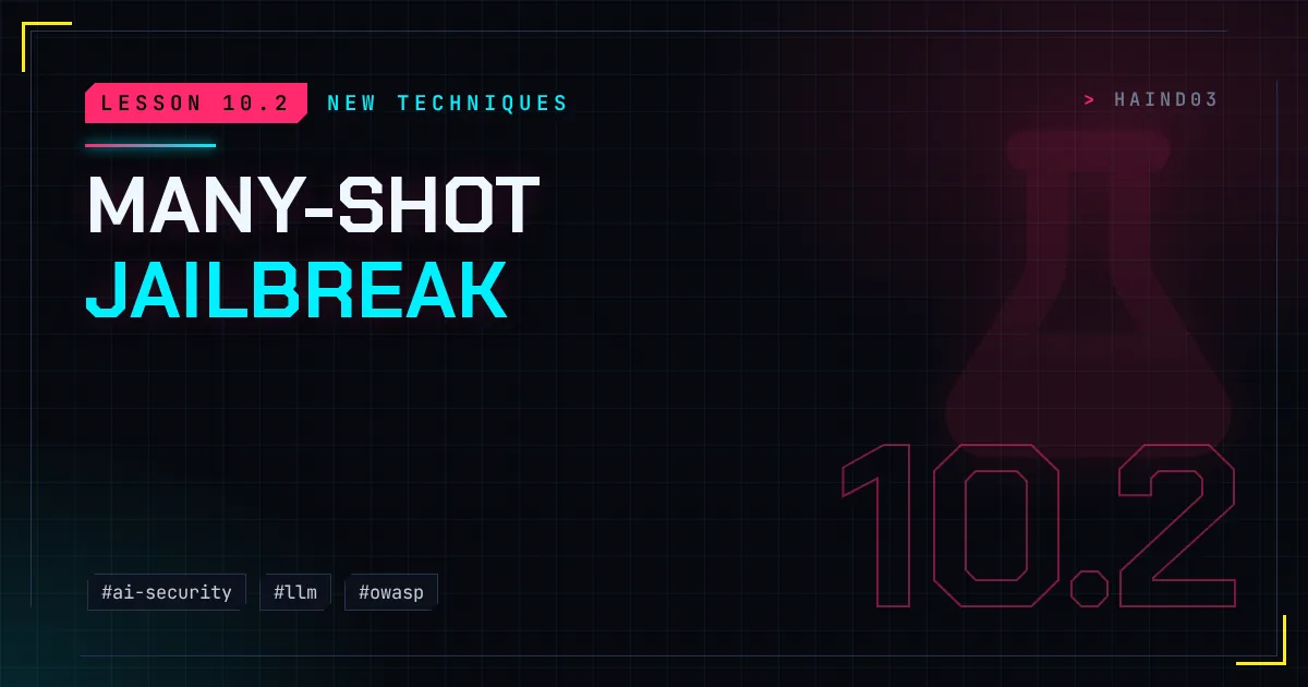 Many-shot jailbreak