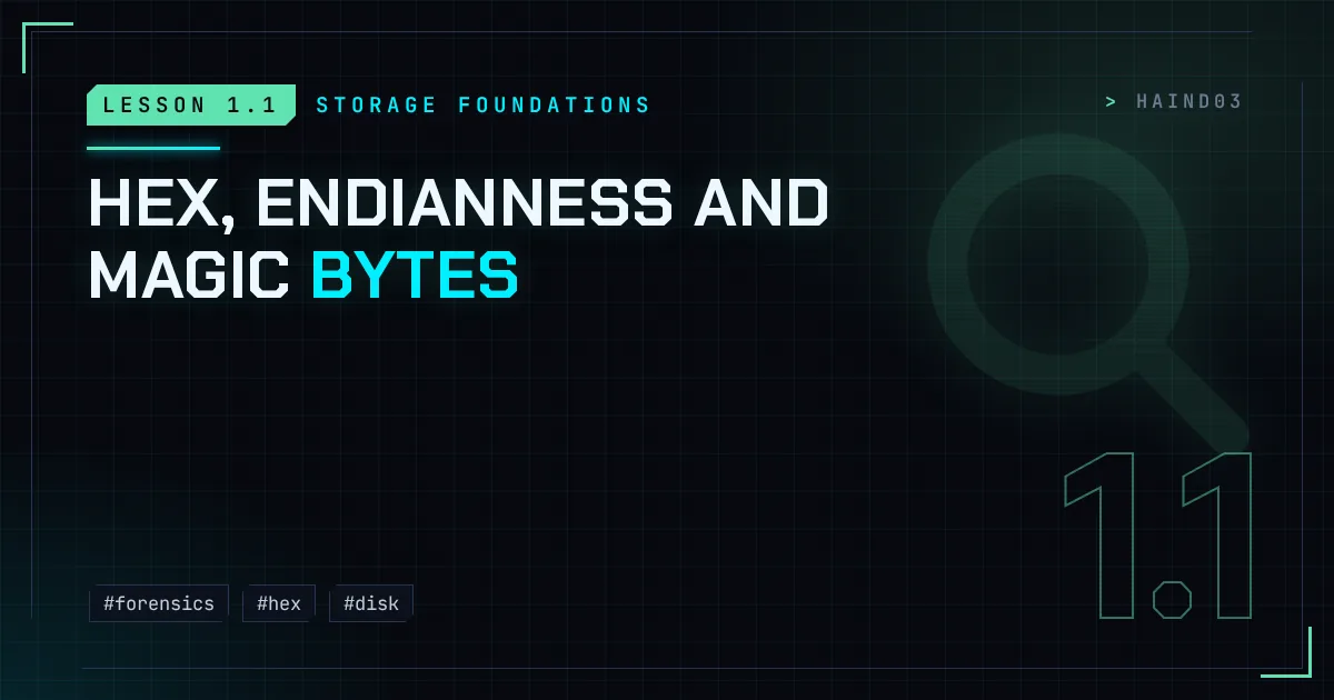 Hex, endianness and magic bytes