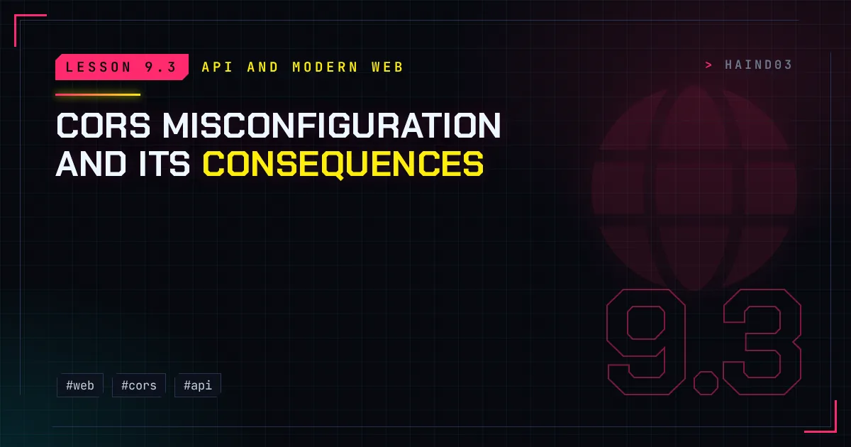 CORS Misconfiguration and Its Consequences